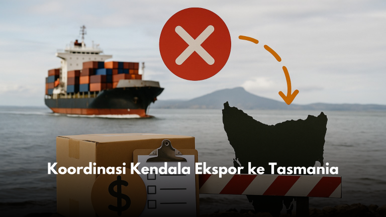 Koordinasi Kendala Ekspor ke Tasmania
