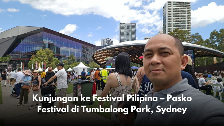 Kunjungan ke Festival Pilipina – Pasko Festival di Tumbalong Park, Sydney