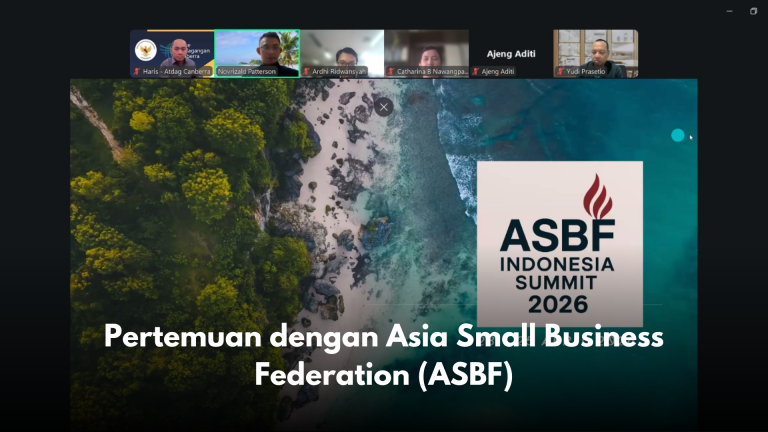 Pertemuan dengan Asia Small Business Federation (ASBF)