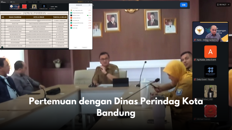Pertemuan dengan Dinas Perindag Kota Bandung