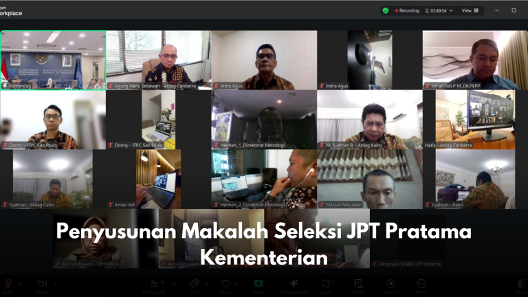 Penyusunan Makalah Seleksi JPT Pratama Kementerian