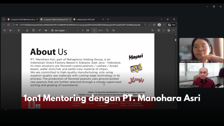 1on1 Mentoring dengan PT. Manohara Asri